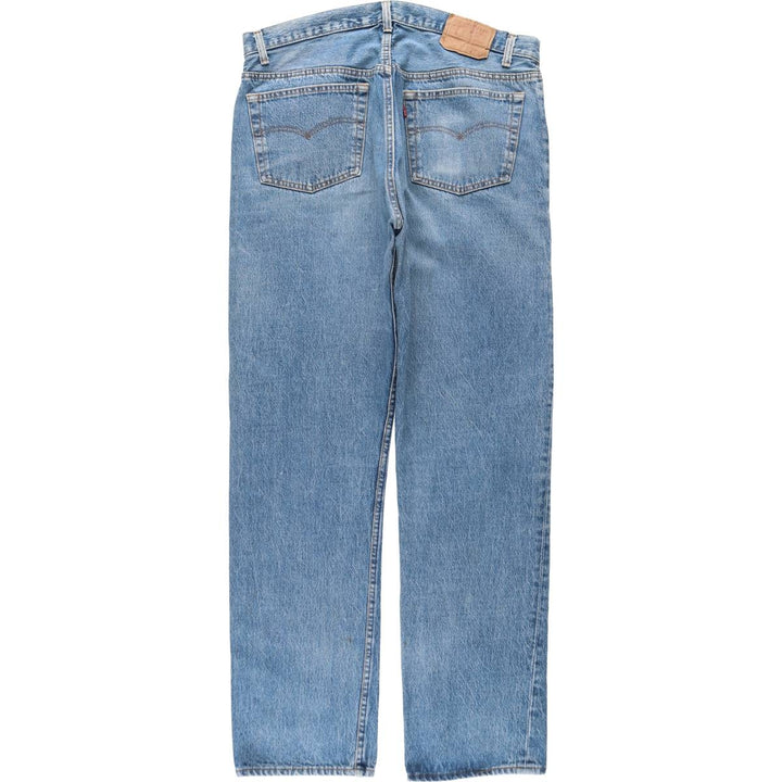 ~1990'S Levi's 501-0190 Straight Denim Pants, Made in USA, Men's W37 (approx.), Vintage cotton blue type Vintage Second Hand