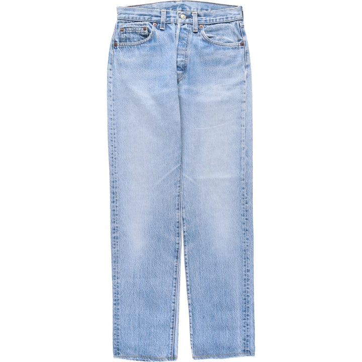 Levi's Straight Denim Pants, Women's Size L (equivalent to W28), Vintage. unclear blue type Vintage Second Hand