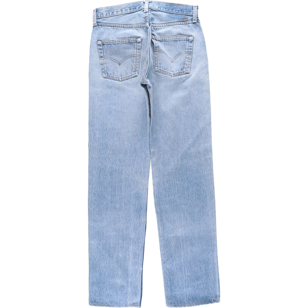 Levi's Straight Denim Pants, Women's Size L (equivalent to W28), Vintage. unclear blue type Vintage Second Hand