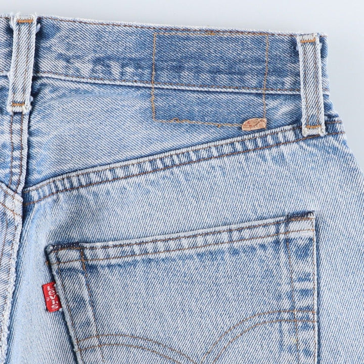 Levi's Straight Denim Pants, Women's Size L (equivalent to W28), Vintage. unclear blue type Vintage Second Hand