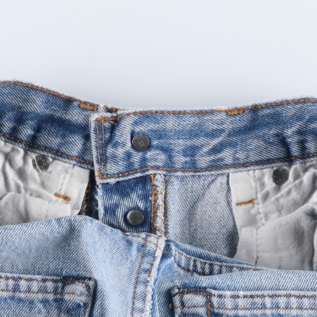Levi's Straight Denim Pants, Women's Size L (equivalent to W28), Vintage. unclear blue type Vintage Second Hand