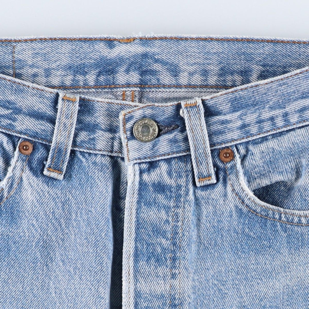 Levi's Straight Denim Pants, Women's Size L (equivalent to W28), Vintage. unclear blue type Vintage Second Hand