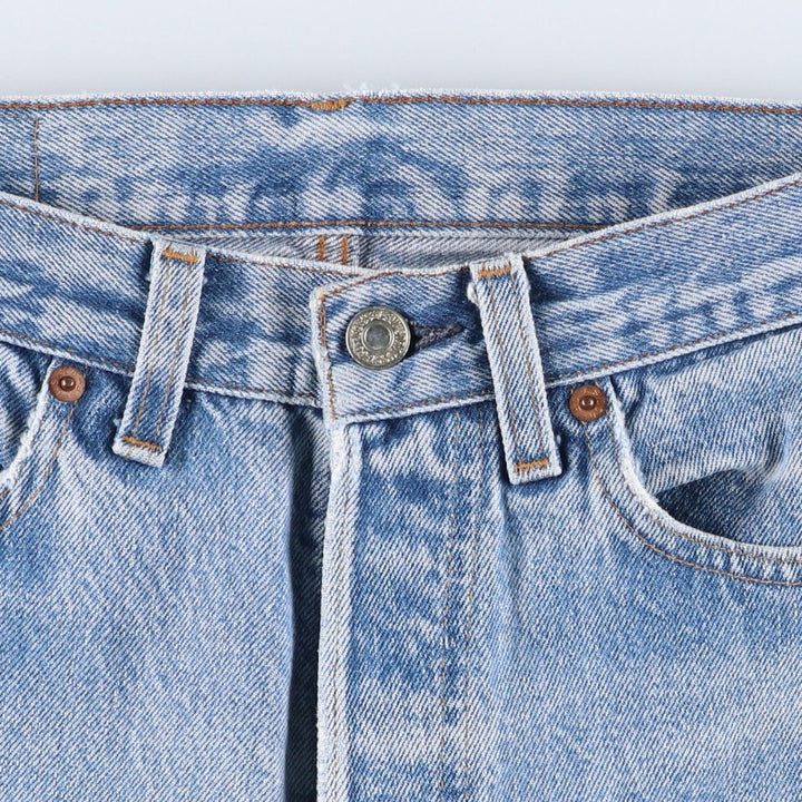 Levi's Straight Denim Pants, Women's Size L (equivalent to W28), Vintage. unclear blue type Vintage Second Hand