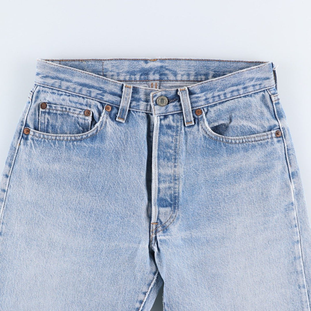Levi's Straight Denim Pants, Women's Size L (equivalent to W28), Vintage. unclear blue type Vintage Second Hand