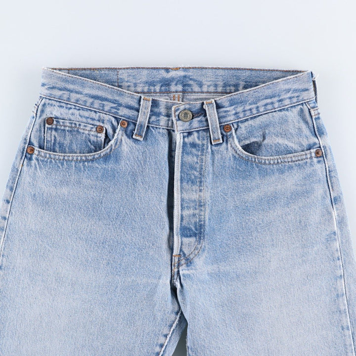 Levi's Straight Denim Pants, Women's Size L (equivalent to W28), Vintage. unclear blue type Vintage Second Hand
