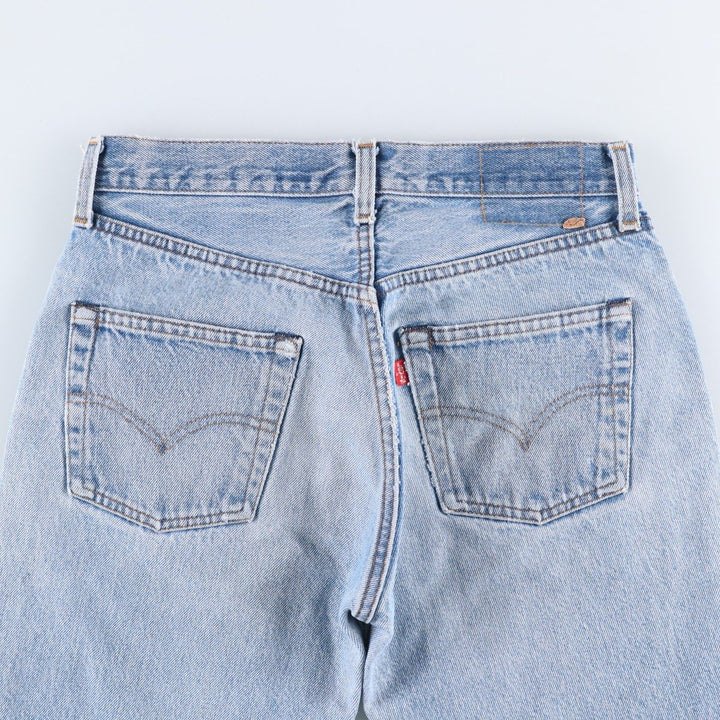 Levi's Straight Denim Pants, Women's Size L (equivalent to W28), Vintage. unclear blue type Vintage Second Hand
