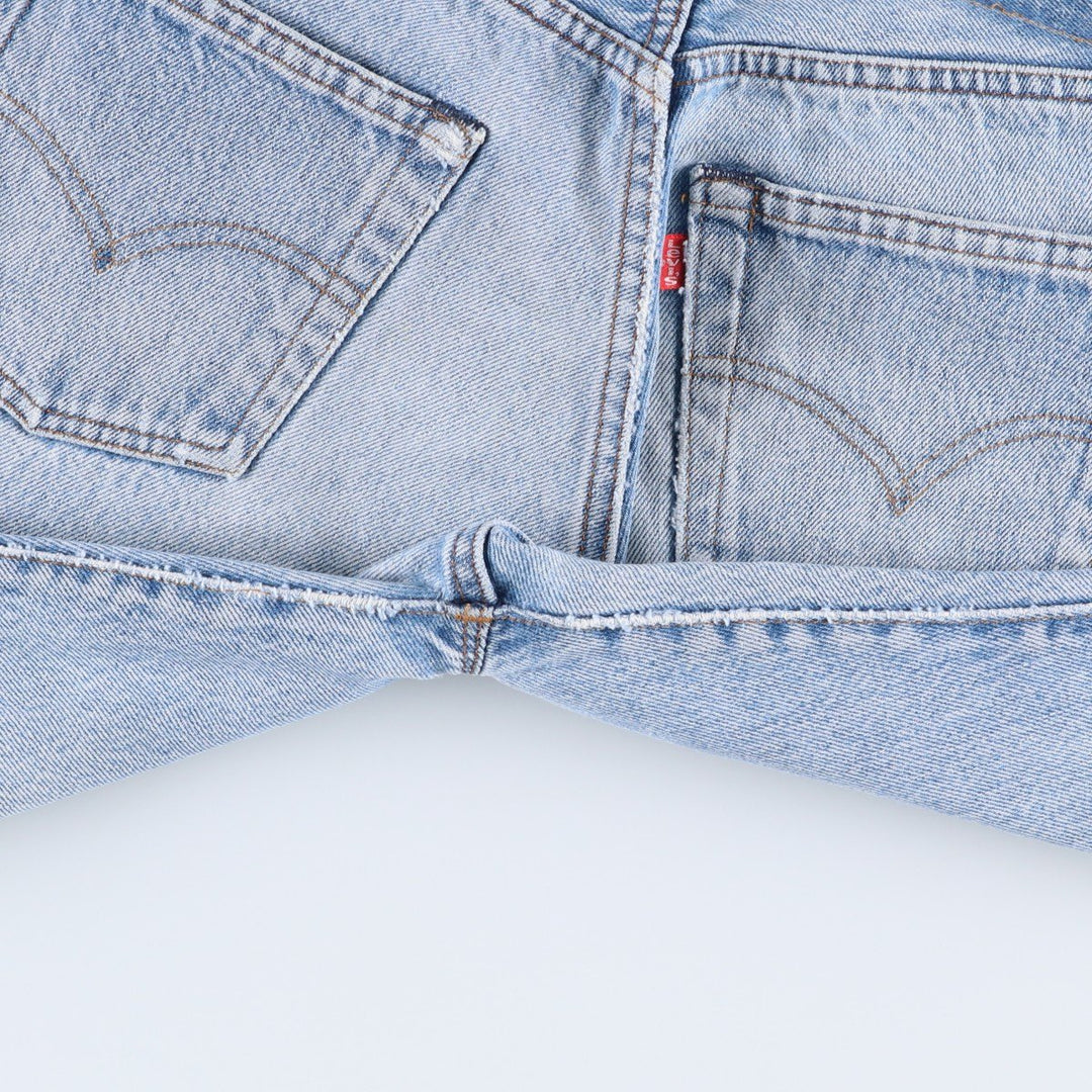 Levi's Straight Denim Pants, Women's Size L (equivalent to W28), Vintage. unclear blue type Vintage Second Hand