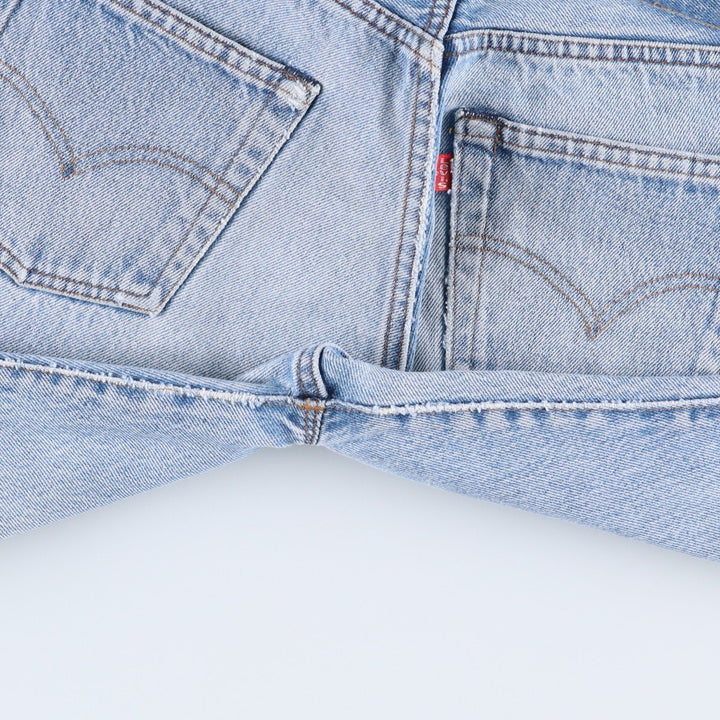Levi's Straight Denim Pants, Women's Size L (equivalent to W28), Vintage. unclear blue type Vintage Second Hand