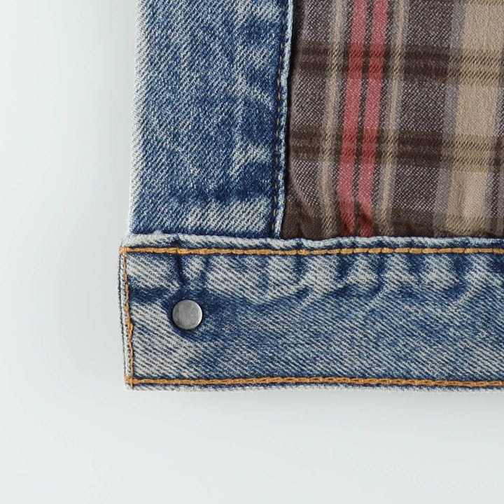 1990'S Levi's 70518-0350 Denim Jacket, Men's Size XL (approx.), Vintage cotton blue type Vintage Second Hand