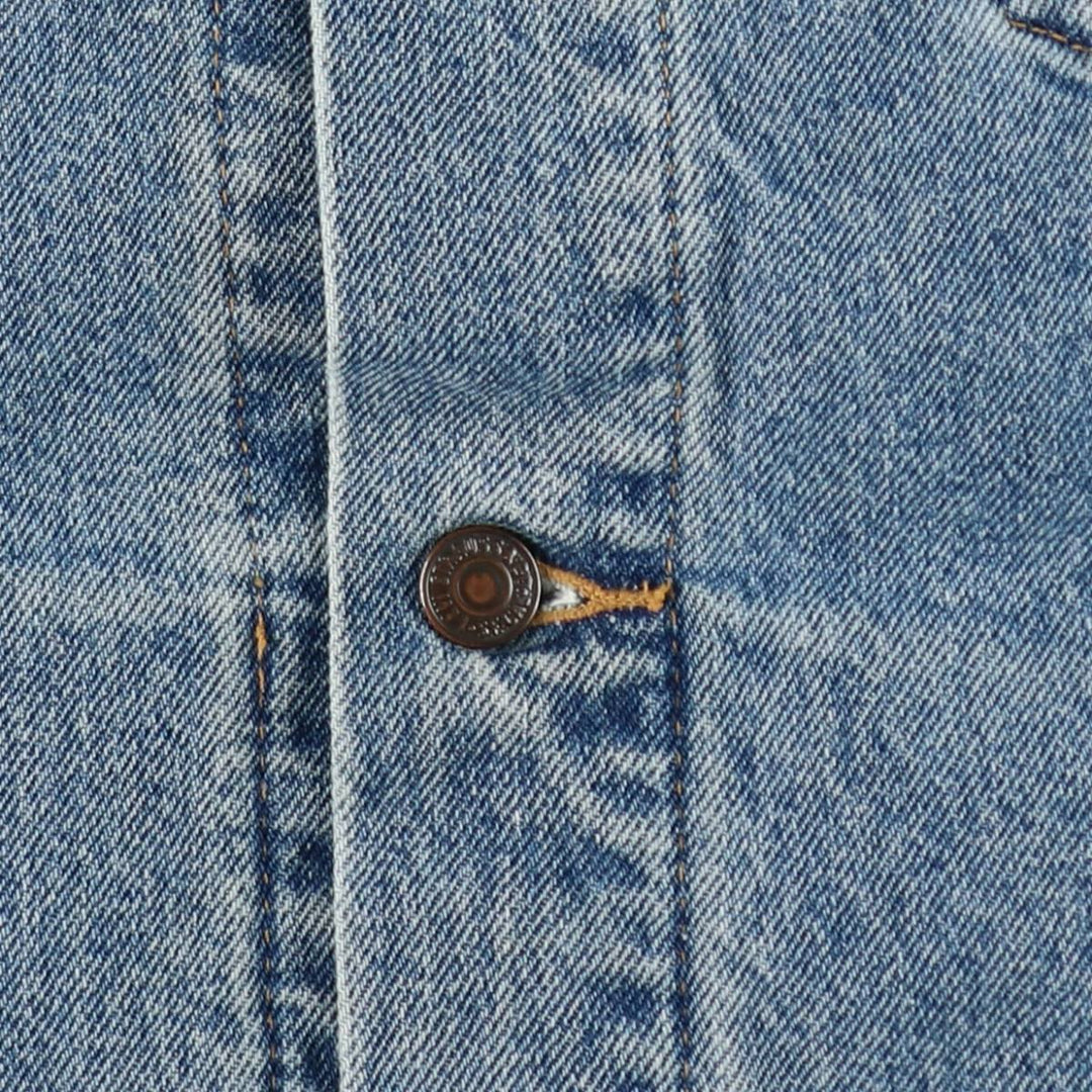1990'S Levi's 70518-0350 Denim Jacket, Men's Size XL (approx.), Vintage cotton blue type Vintage Second Hand