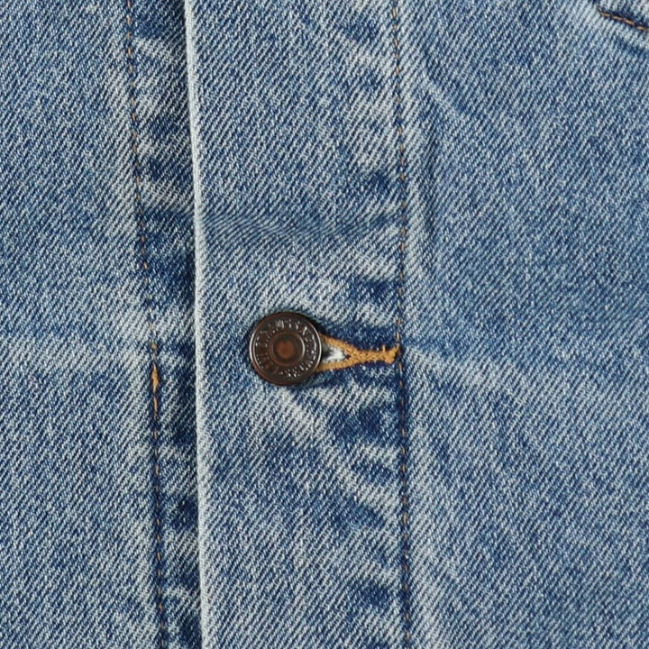 1990'S Levi's 70518-0350 Denim Jacket, Men's Size XL (approx.), Vintage cotton blue type Vintage Second Hand