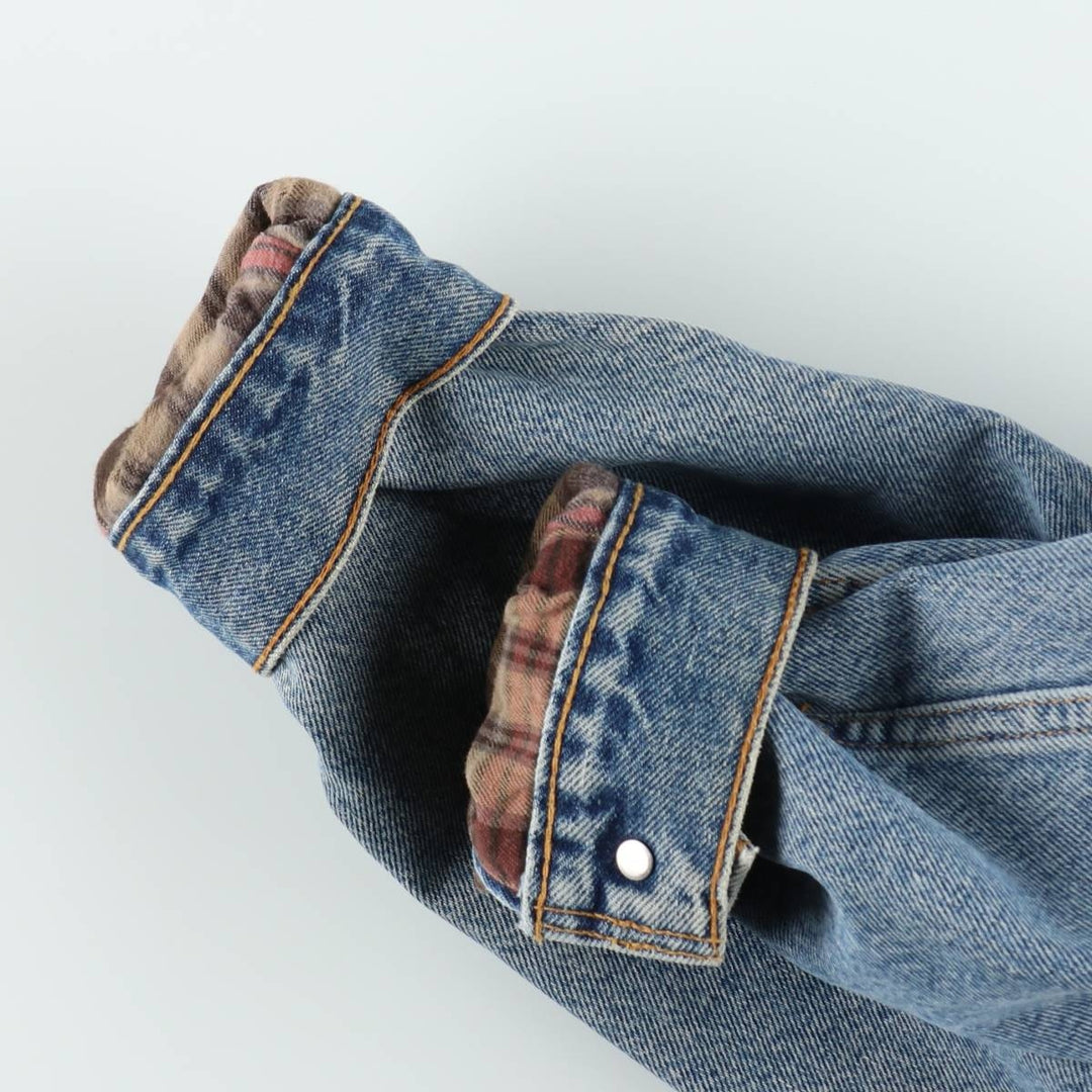 1990'S Levi's 70518-0350 Denim Jacket, Men's Size XL (approx.), Vintage cotton blue type Vintage Second Hand
