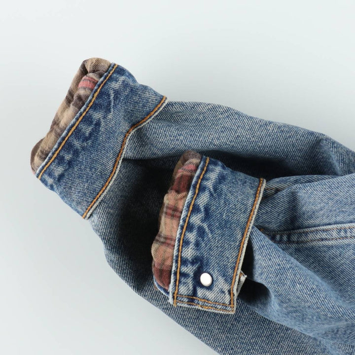 1990'S Levi's 70518-0350 Denim Jacket, Men's Size XL (approx.), Vintage cotton blue type Vintage Second Hand
