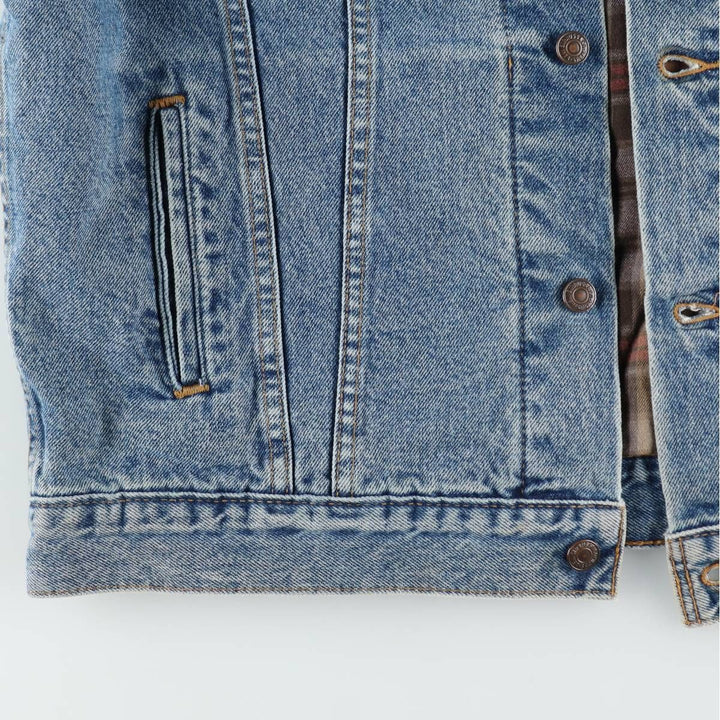 1990'S Levi's 70518-0350 Denim Jacket, Men's Size XL (approx.), Vintage cotton blue type Vintage Second Hand