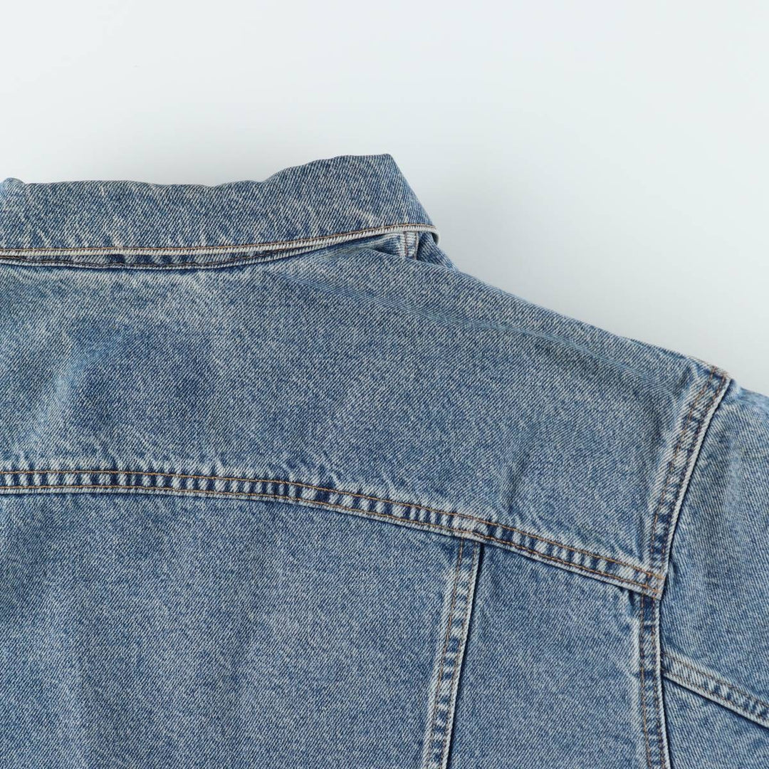 1990'S Levi's 70518-0350 Denim Jacket, Men's Size XL (approx.), Vintage cotton blue type Vintage Second Hand