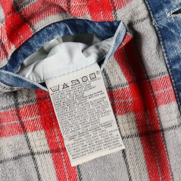 1990'S Levi's 70602-02 Denim Jacket (Men's Size M equivalent) Vintage cotton blue type Vintage Second Hand