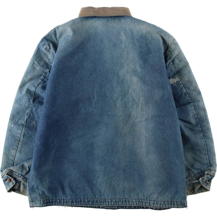 Vintage 1980'S Big Ben denim coverall, made in the USA, size XL, men's cotton blue type Vintage Second Hand