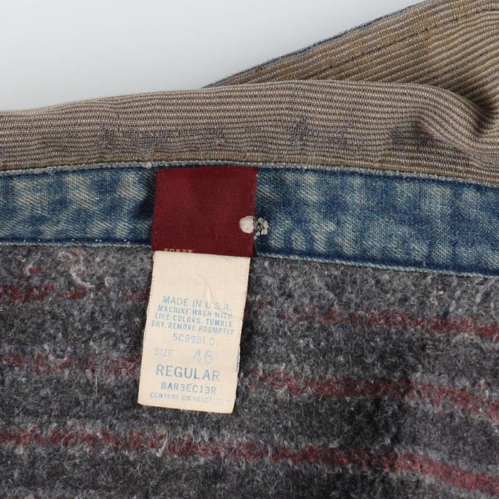 Vintage 1980'S Big Ben denim coverall, made in the USA, size XL, men's cotton blue type Vintage Second Hand