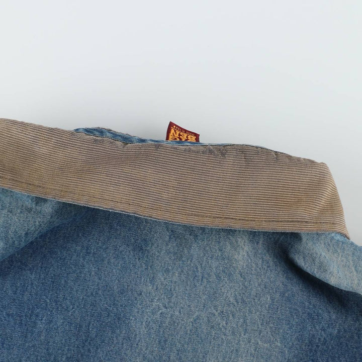 Vintage 1980'S Big Ben denim coverall, made in the USA, size XL, men's cotton blue type Vintage Second Hand