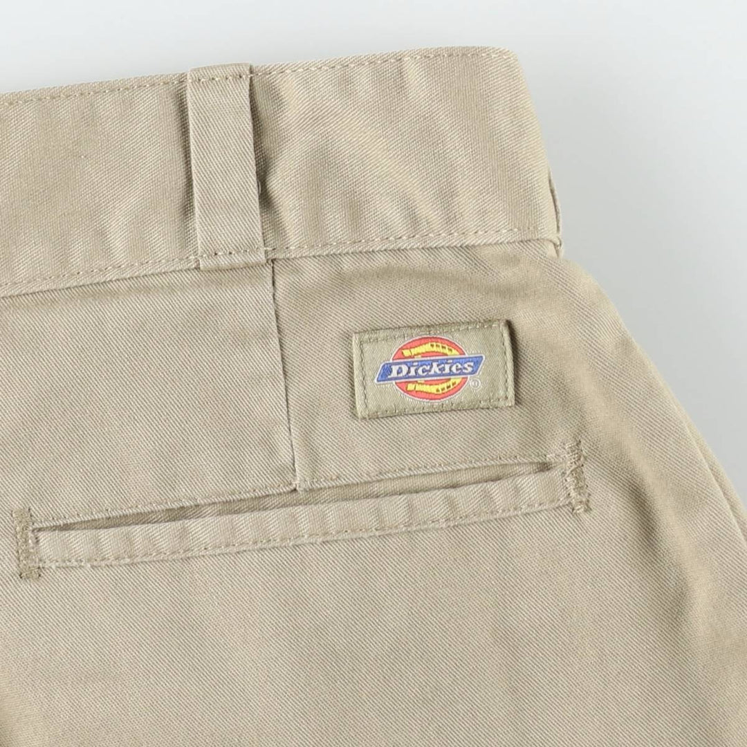 Dickies two-pleat work pants, men's size W34 (approx.) unclear Beige type Vintage Second Hand