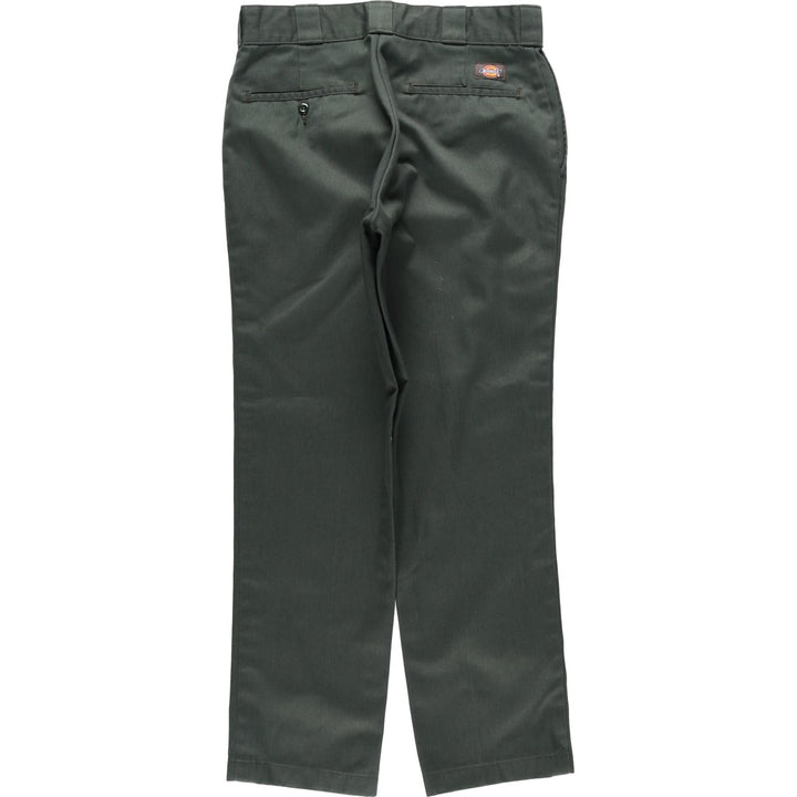 Dickies 874 Original Fit Work Pants for Men, W32 equivalent polyester green type Vintage Second Hand