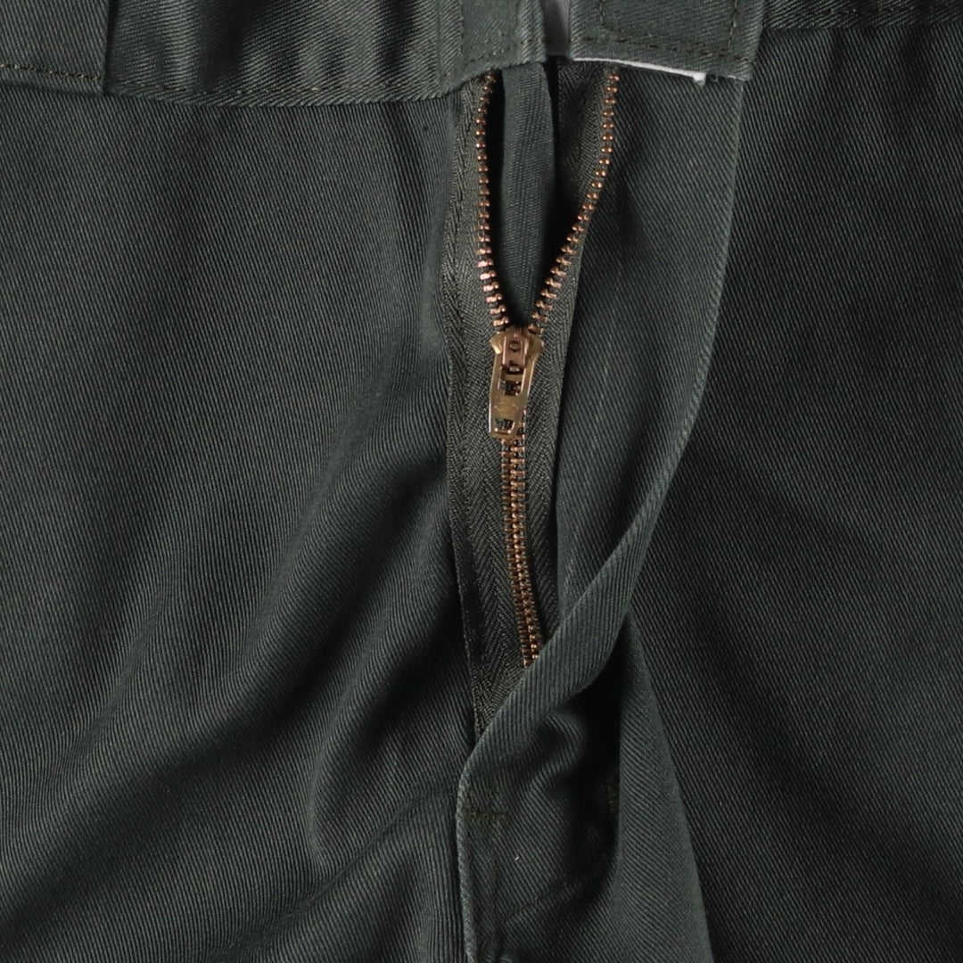 Dickies 874 Original Fit Work Pants for Men, W32 equivalent polyester green type Vintage Second Hand