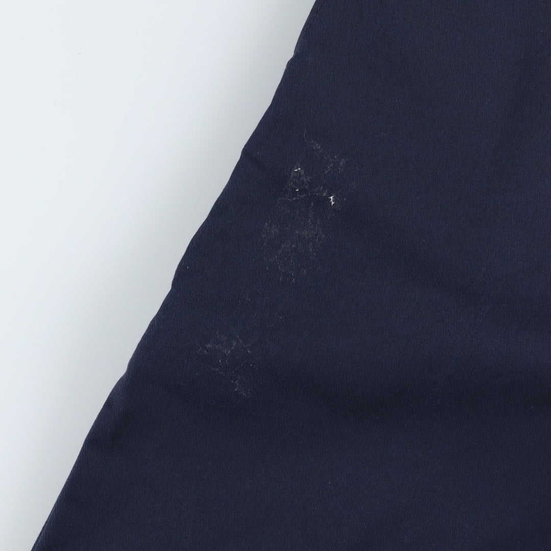 Dickies Loose Fit Double Knee Work Pants for Men, W35 polyester navy blue type Vintage Second Hand