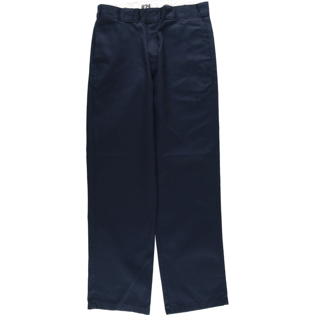 Dickies 874 Original Fit Work Pants for Men, W32 equivalent polyester black type Vintage Second Hand