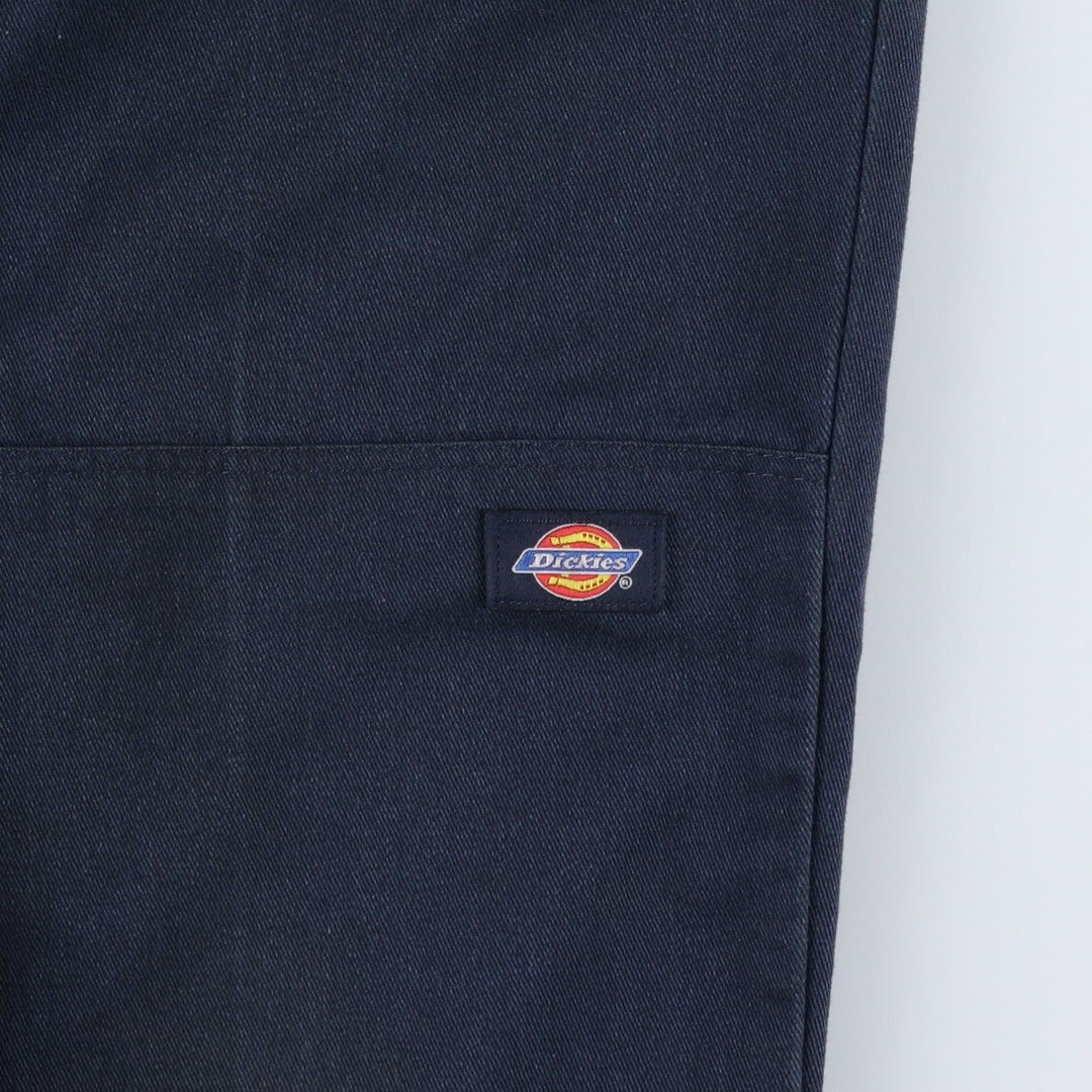 Dickies Double Knee Work Pants Men's W33 polyester navy blue type Vintage Second Hand