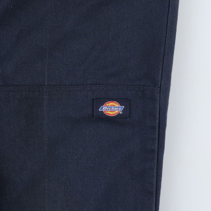 Dickies Double Knee Work Pants Men's W33 polyester navy blue type Vintage Second Hand