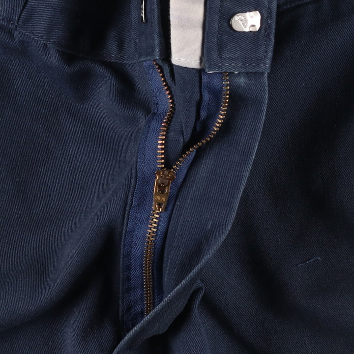 Dickies Double Knee Work Pants Men's W33 polyester navy blue type Vintage Second Hand