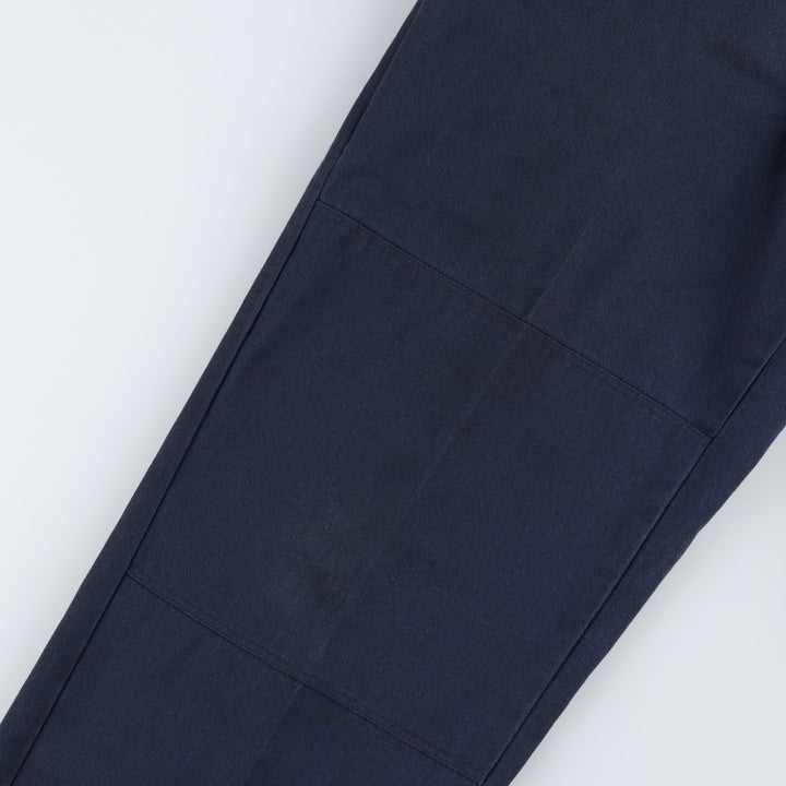 Dickies Double Knee Work Pants Men's W33 polyester navy blue type Vintage Second Hand