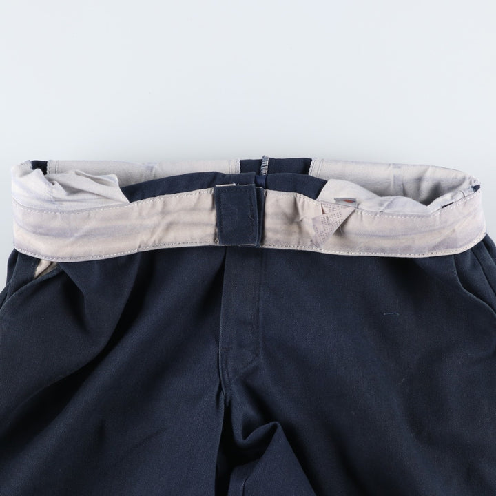Dickies Double Knee Work Pants Men's W33 polyester navy blue type Vintage Second Hand