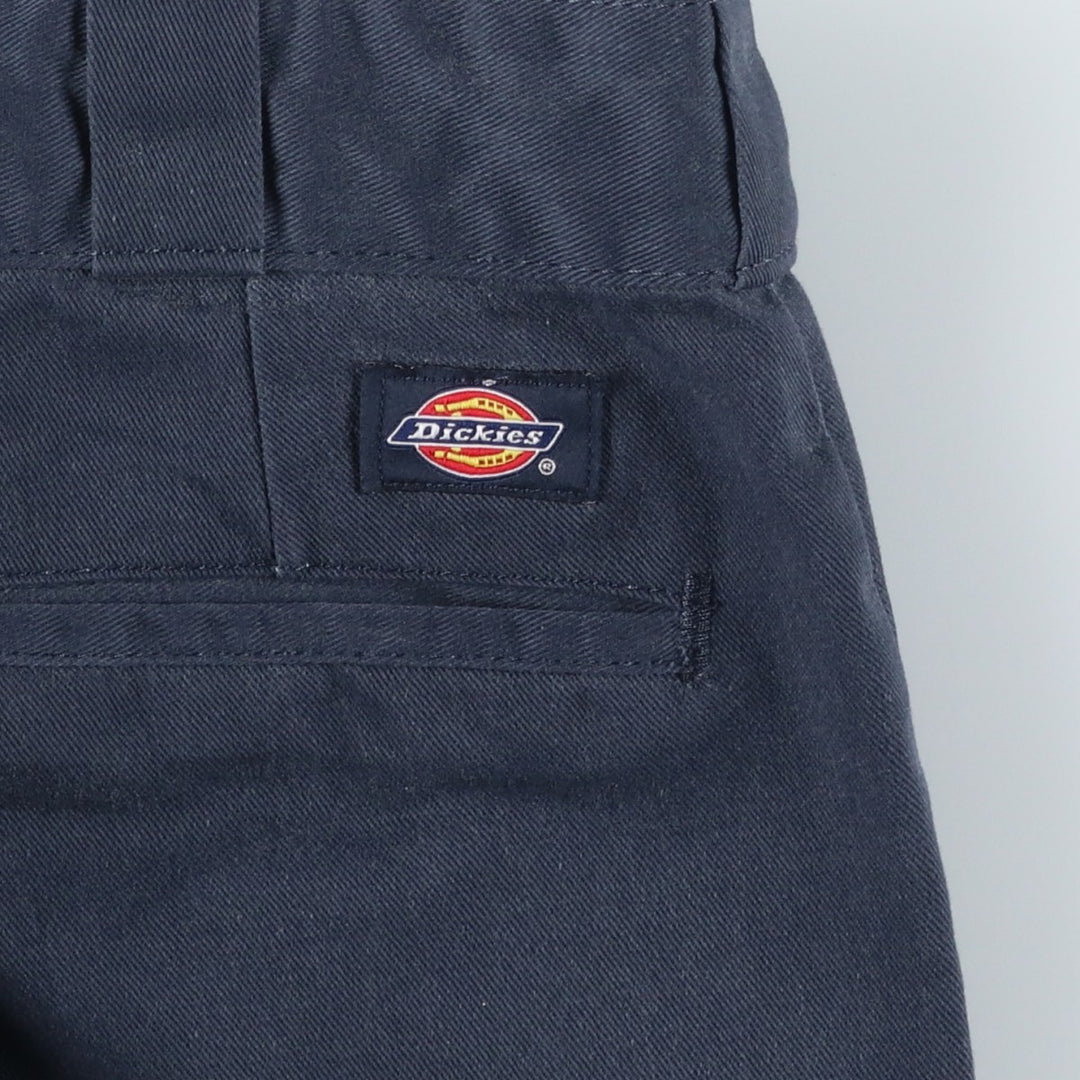 Dickies Work Pants Men's W31 equivalent polyester navy blue type Vintage Second Hand