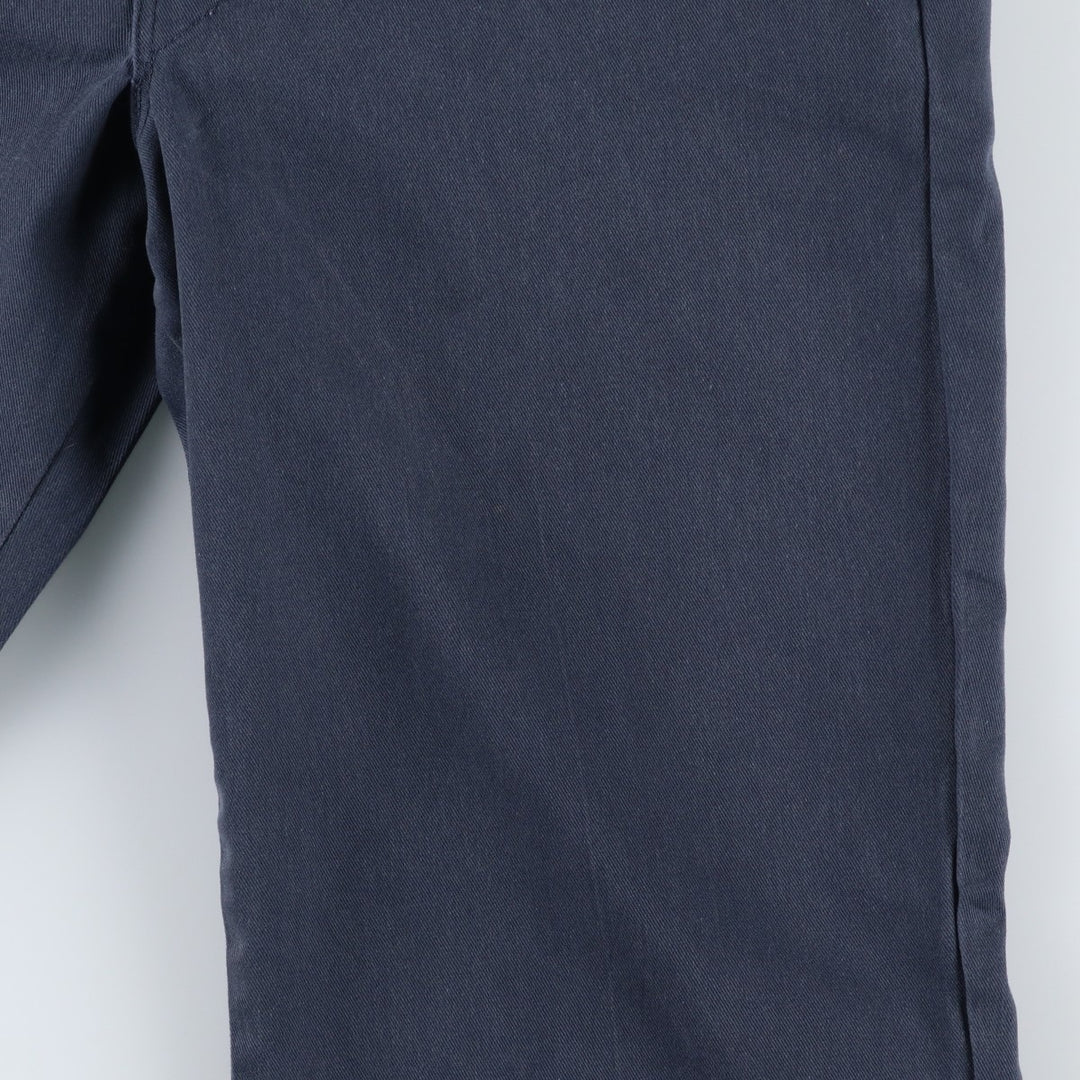 Dickies Work Pants Men's W31 equivalent polyester navy blue type Vintage Second Hand