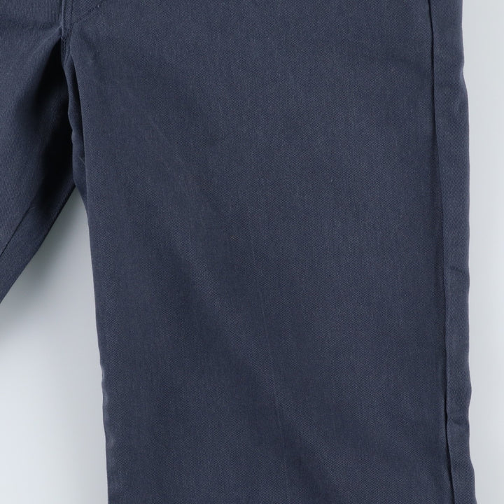 Dickies Work Pants Men's W31 equivalent polyester navy blue type Vintage Second Hand