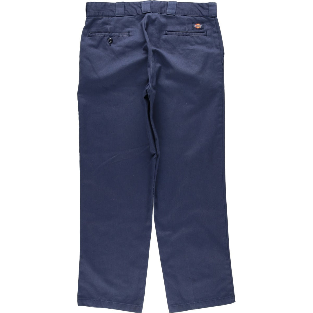 Dickies 874 Original Fit Work Pants for Men, W36 polyester navy blue type Vintage Second Hand
