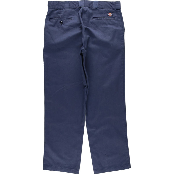 Dickies 874 Original Fit Work Pants for Men, W36 polyester navy blue type Vintage Second Hand