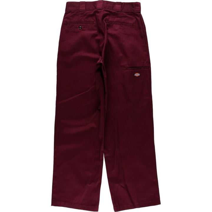 Dickies Work Pants Men's W32 equivalent unclear wine-red Vintage Second Hand
