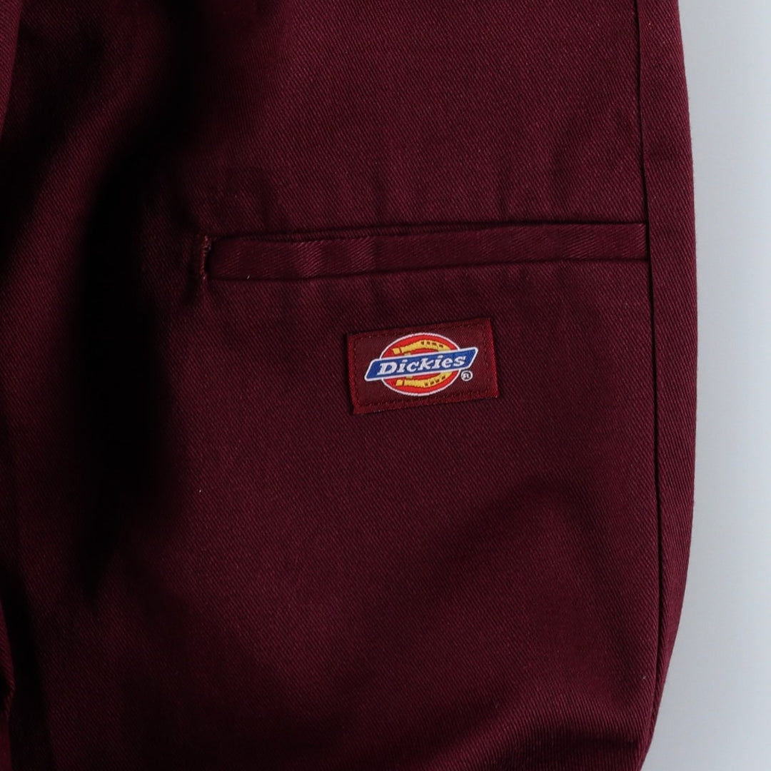 Dickies Work Pants Men's W32 equivalent unclear wine-red Vintage Second Hand