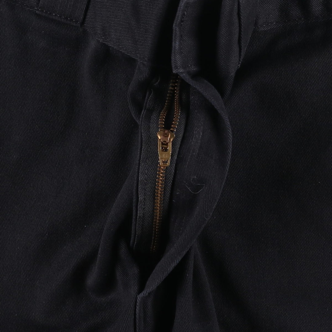 Dickies Work Pants Men's W34 polyester black type Vintage Second Hand