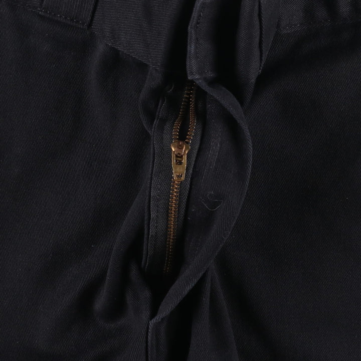 Dickies Work Pants Men's W34 polyester black type Vintage Second Hand