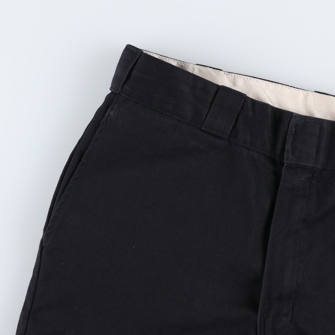 Dickies Work Pants Men's W34 polyester black type Vintage Second Hand