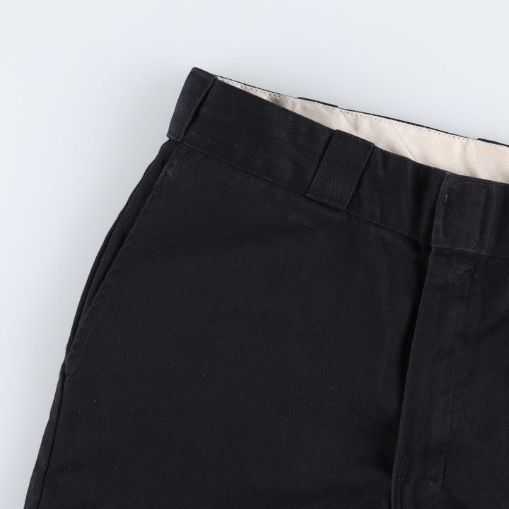 Dickies Work Pants Men's W34 polyester black type Vintage Second Hand
