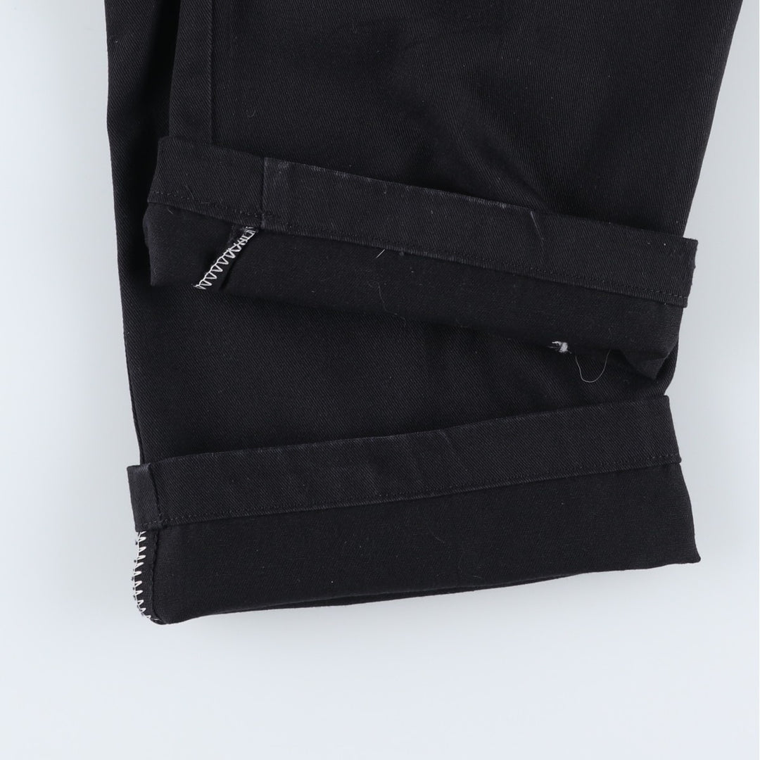 Dickies Work Pants Men's W34 polyester black type Vintage Second Hand