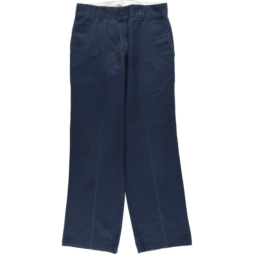 Dickies Stripe Pattern Work Pants, Men's Size W31 (approx.) unclear navy blue type Vintage Second Hand
