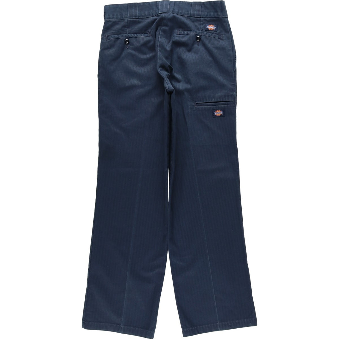 Dickies Stripe Pattern Work Pants, Men's Size W31 (approx.) unclear navy blue type Vintage Second Hand