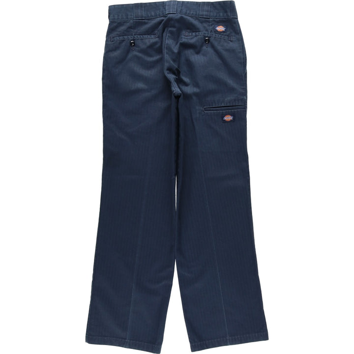 Dickies Stripe Pattern Work Pants, Men's Size W31 (approx.) unclear navy blue type Vintage Second Hand