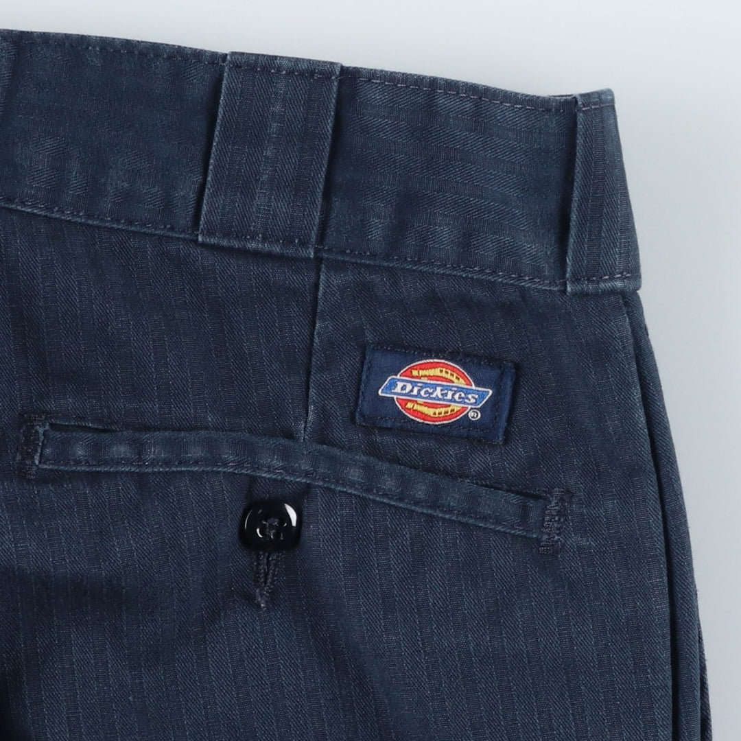 Dickies Stripe Pattern Work Pants, Men's Size W31 (approx.) unclear navy blue type Vintage Second Hand