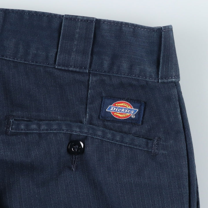 Dickies Stripe Pattern Work Pants, Men's Size W31 (approx.) unclear navy blue type Vintage Second Hand